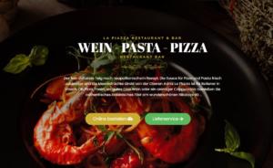 brand/text La Piazza Villach Wein Pizza Pasta Onlinehsop