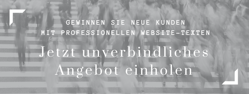 Website Texte Unverbindliches Angebot einholen brand/text