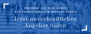 Website-Texte Unverbindliches Angebot holen brand/text